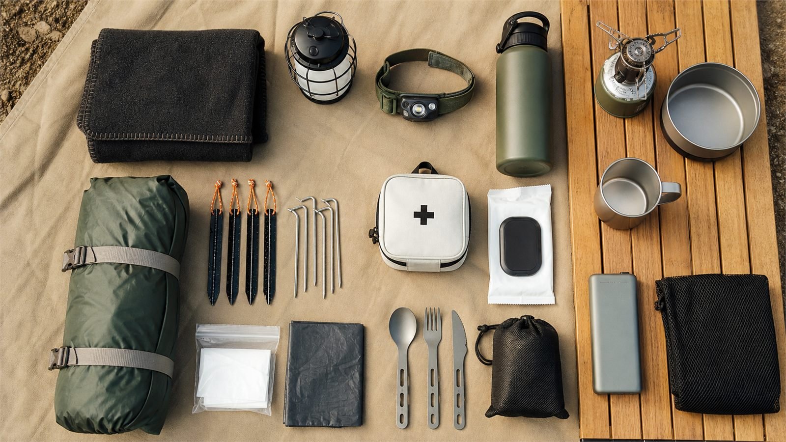 초보 캠퍼를 위한 캠핑 준비 체크리스트 - camping-beginner-checklist-gear
