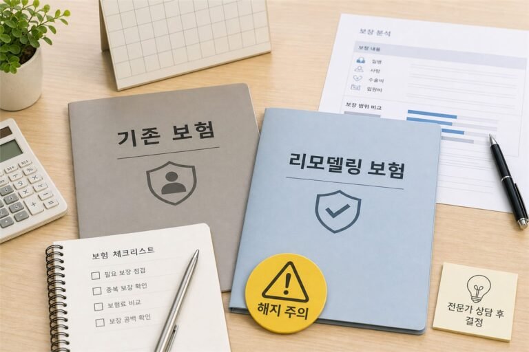 보험 리모델링 전 해지하면 안 되는 이유 대표 이미지