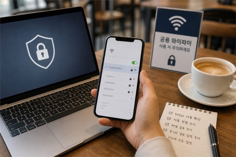 공용 와이파이 사용할 때 보안 체크리스트 대표 이미지