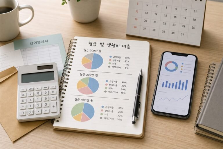 월급별 생활비 비율 잡는 법 대표 이미지