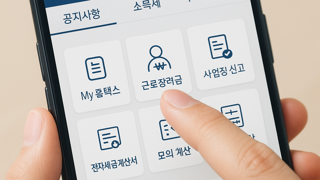 근로장려금 소득 기준과 재산 기준 요약 그래프