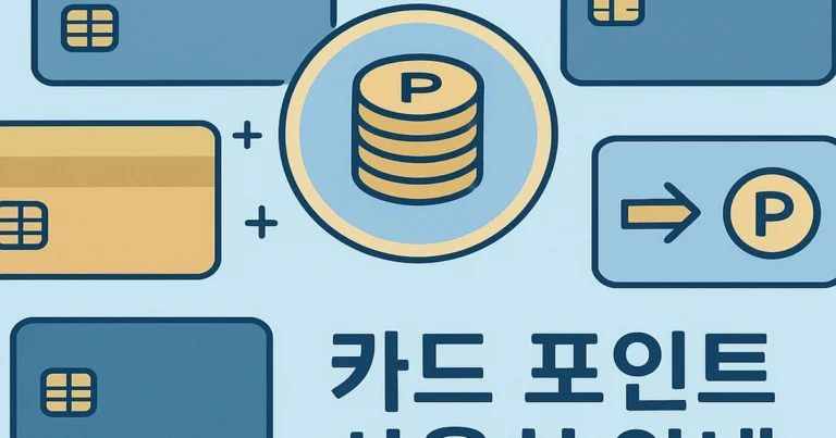 카드 포인트 소멸 전 사용처와 전환 방법 안내 이미지